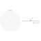 Alfi Brand Matte Black Stainless Steel 16" Round Ultra-Thin Rain Shower Head RAIN16R-BM - alternate 2